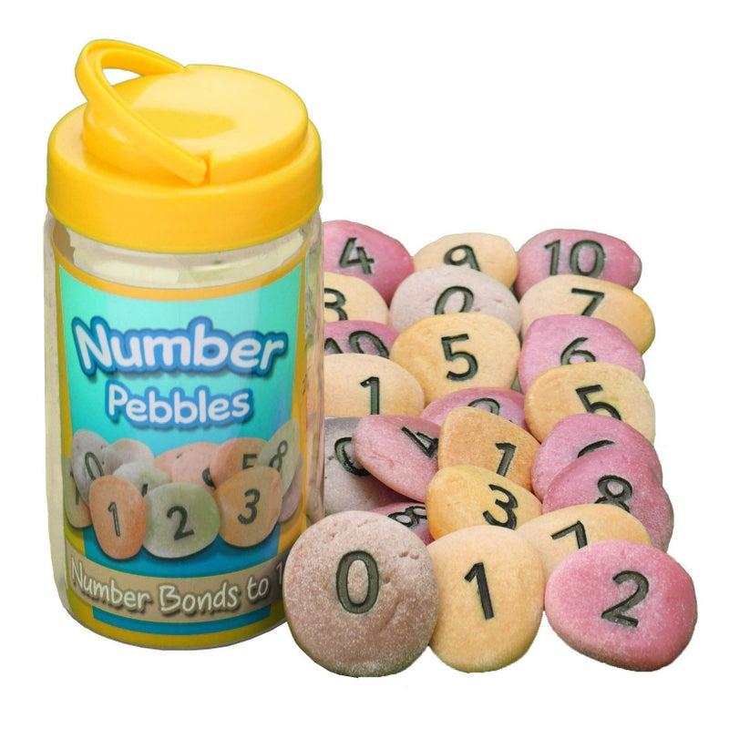 Yellow Door YUS1010 Number Pebble (Pack of 22)