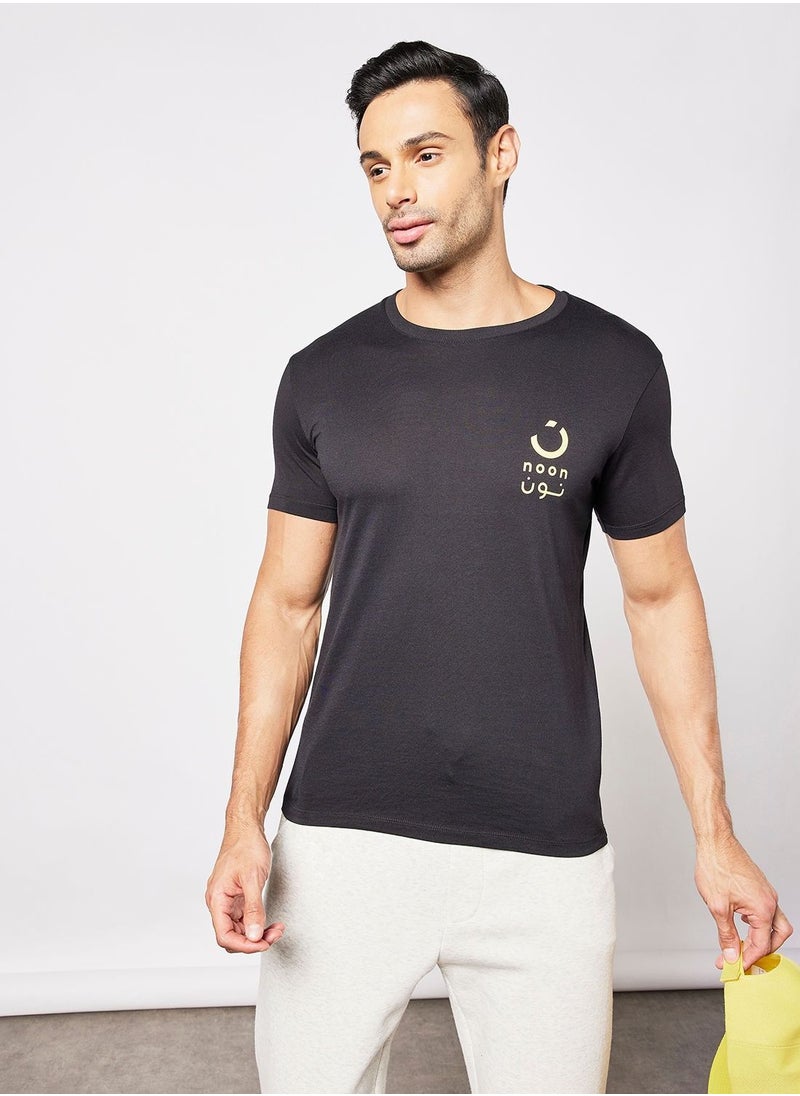 Noon Merch - Unisex Supima Cotton T-Shirts With Logo Print - Image 1