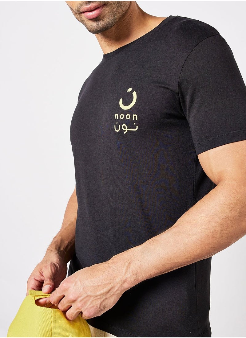Noon Merch - Unisex Supima Cotton T-Shirts With Logo Print - Image 1