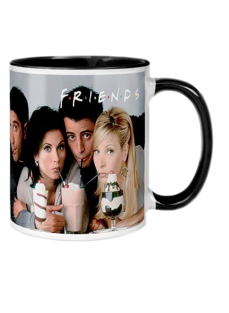 MEC I'd Rather Be Watching Friends Printed Coffee Mug 325 Ml - Image 2