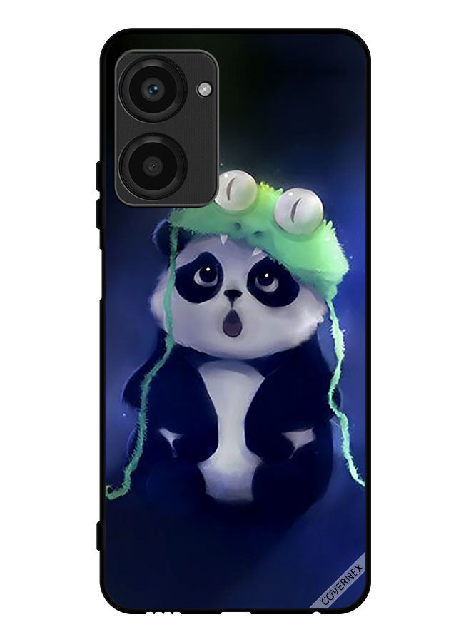 Covernex Protective Case Cover For Realme 10 Pro Panda In Cap - Image 1
