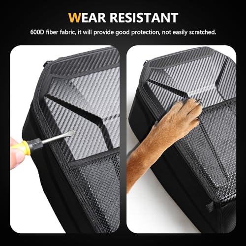 RERPRO UTV Cab Pack Center Seat Storage Bag Compatible with Polaris RZR PRO XP 4 LE 2020 2021 2022 2023 2024 Interior Accessories Tools Box Seat Center Shoulder Organizer Cargo Pocket, Carbon - Image 5