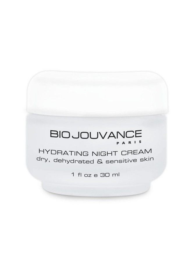 BIO JOUVANCE PARIS Hydrating Night Cream 1Oz / 30Ml For Normal/Dry/Sensitive Skin ; Anti Aging Face Moisturizer Hydrating Lotion ; Daily Facial Skin Care Treatment Regimen ; Made In France  - Image 3