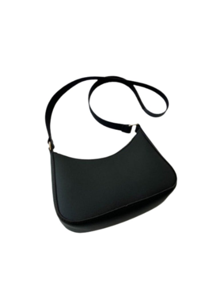 Soko Mesh Chic Black Textured Dumpling Shoulder Bag: Trendy Small Square Purse with Fixed Strap - Compact Fashion Accessory for Women's Everyday Adventures, Travel, and Style  - Image 1