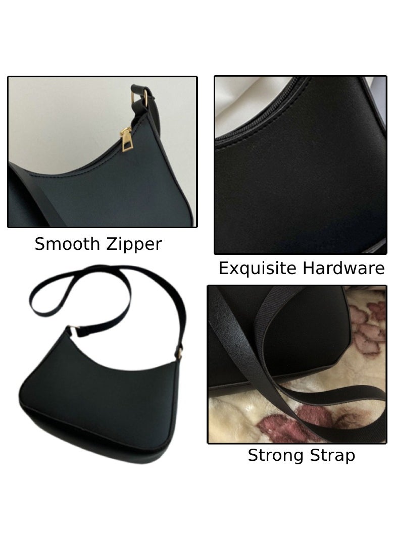 Soko Mesh Chic Black Textured Dumpling Shoulder Bag: Trendy Small Square Purse with Fixed Strap - Compact Fashion Accessory for Women's Everyday Adventures, Travel, and Style  - Image 4