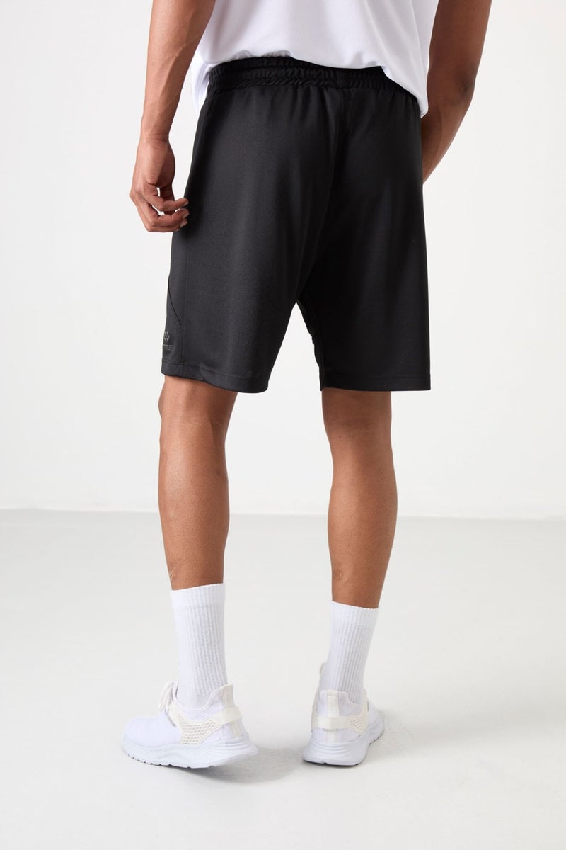 Tommy Life Black Polyester Thick Soft Comfort Fit Men's Shorts - 81271  - Image 4
