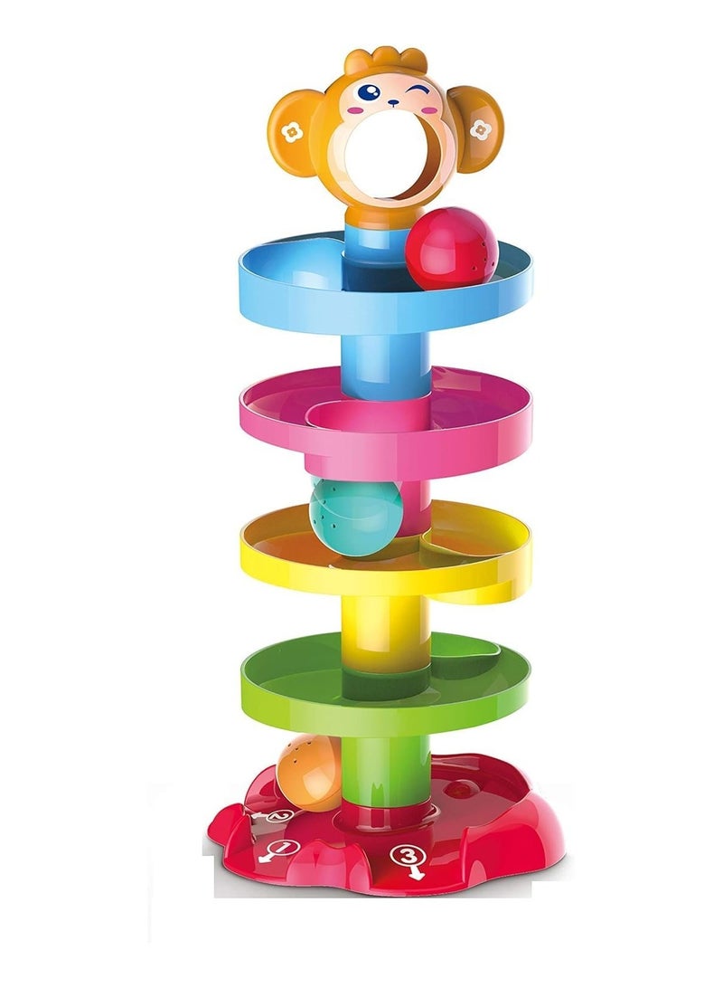 بلومنغ تايم برج كرة متدحرجة متدحرجة للأطفال الصغار والرضع - Image 1