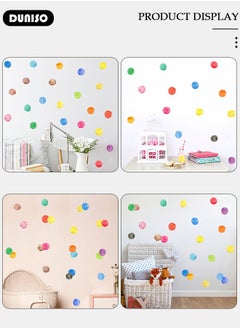DUNISO Polka Dot Wall Decal for Kids, PVC Waterproof Decals, Wall Stickers for Kids Room, DIY Art Decal for Children Baby Kids Boy Girl Bedroom Decoration  - Image 3