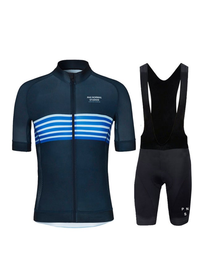 Cycling Suit Set, Short-sleeve And Shorts, Breathable Mountain Bike Clothing Pns, Summer Sweat-absorbing Men's Wear