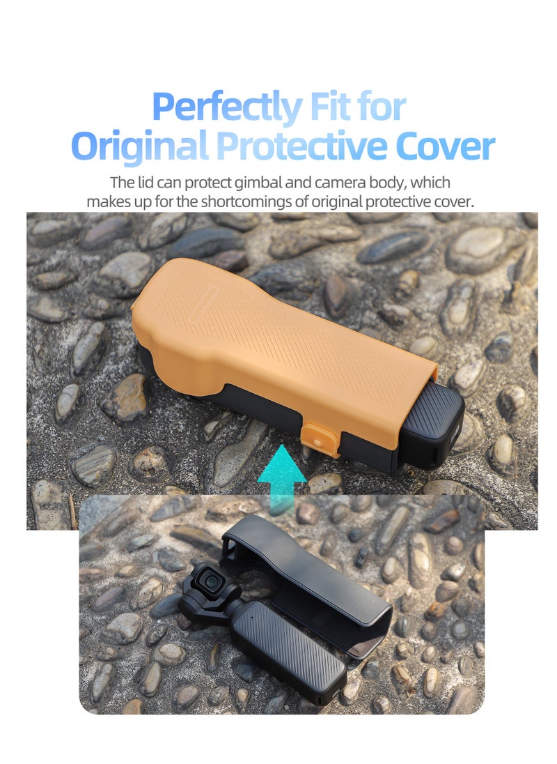 SUNNY LIFE Colorful Protective Lid for DJI OSMO Pocket 3,Silicone Protective Case Cover, Tempered Glass Screen Protector, Lens Protector  - Image 5
