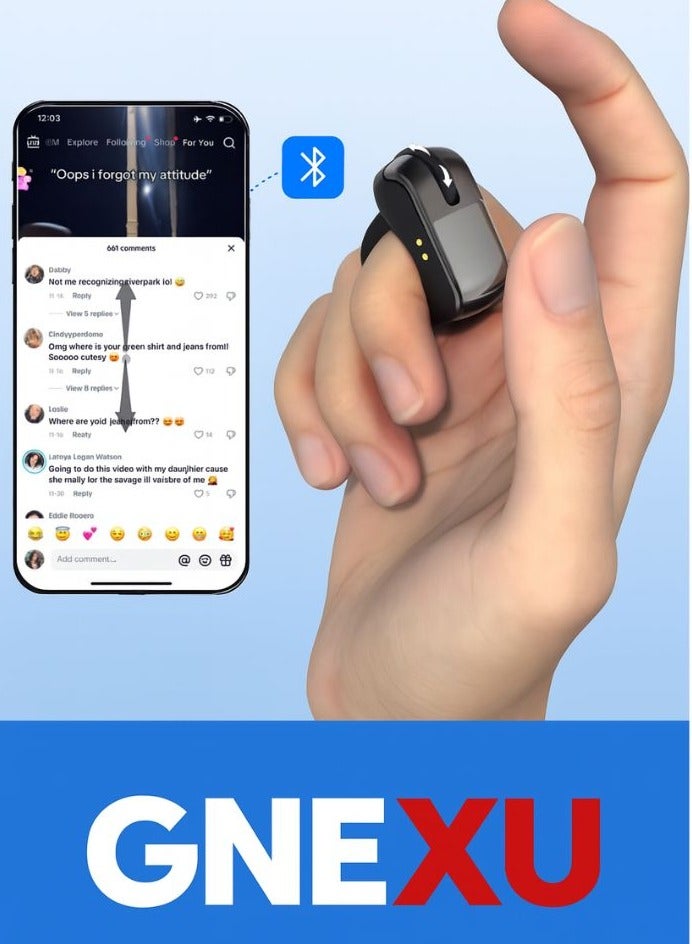 GNEXU Smart Wireless Finger Presenter Ring – Compact, Bluetooth, Rechargeable - Image 3