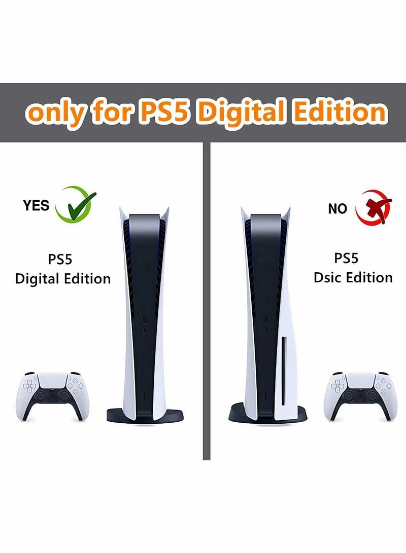 NIBEMINENT Skin for PlayStation 5 Digital Edition, Sticker PS5 Vinyl Decal Cover Playstation Controller  - Image 4