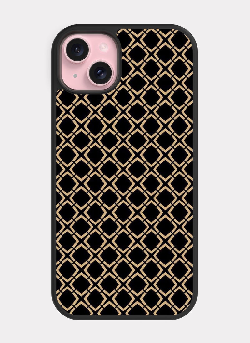 PXLAAT iPhone 15 Plus case cover Square Pattern - Image 1