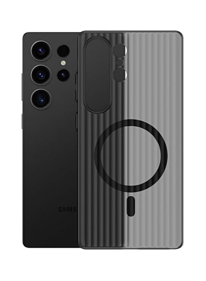 general Frosted Magnetic Case Compatible with Samsung Galaxy S25 S25 Plus S25 Ultra , Built In Magnetic Suction, Four Corner Built-in Airbags, Anti Shock and Anti Fall Cover for Galaxy S25 S25 Plus S25 Ultra - Image 1