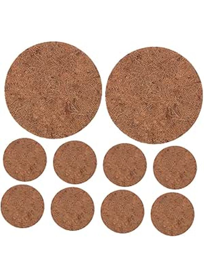 Natural Coir Mat Washable Chicken Nesting Pads 10PCS High Durability Bird Bed For Hens - Image 1