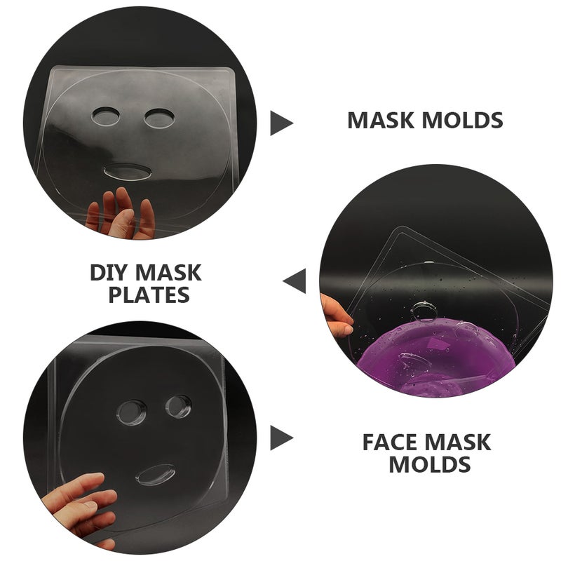 20 Pcs Practical DIY Mud Makers Mold Tray Plates for Women - Image 2