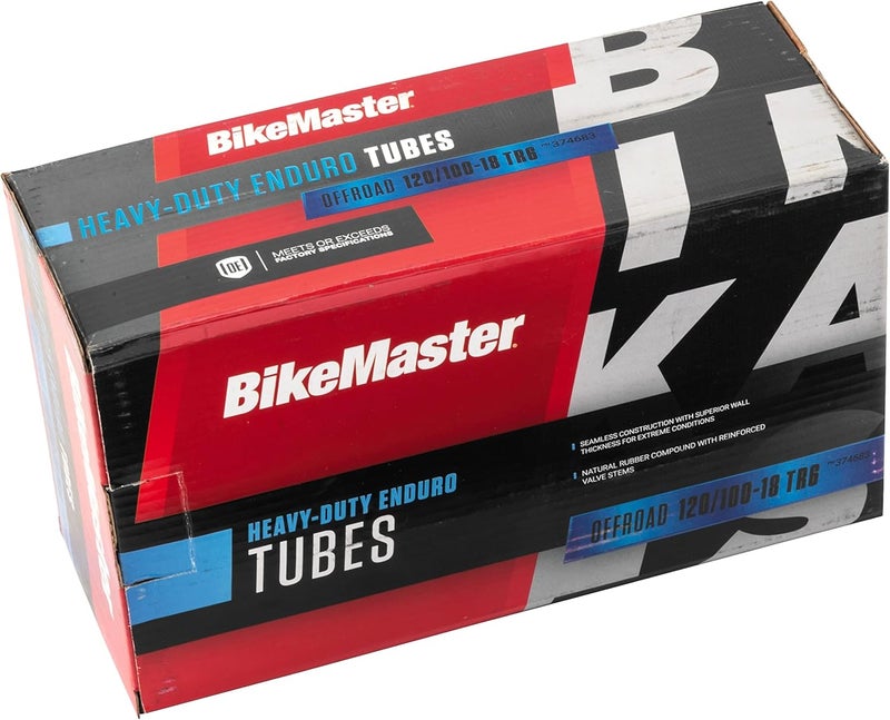 BikeMaster Heavy Duty Motorcycle Tire Tubes 120/100-18 TR6 - Image 3