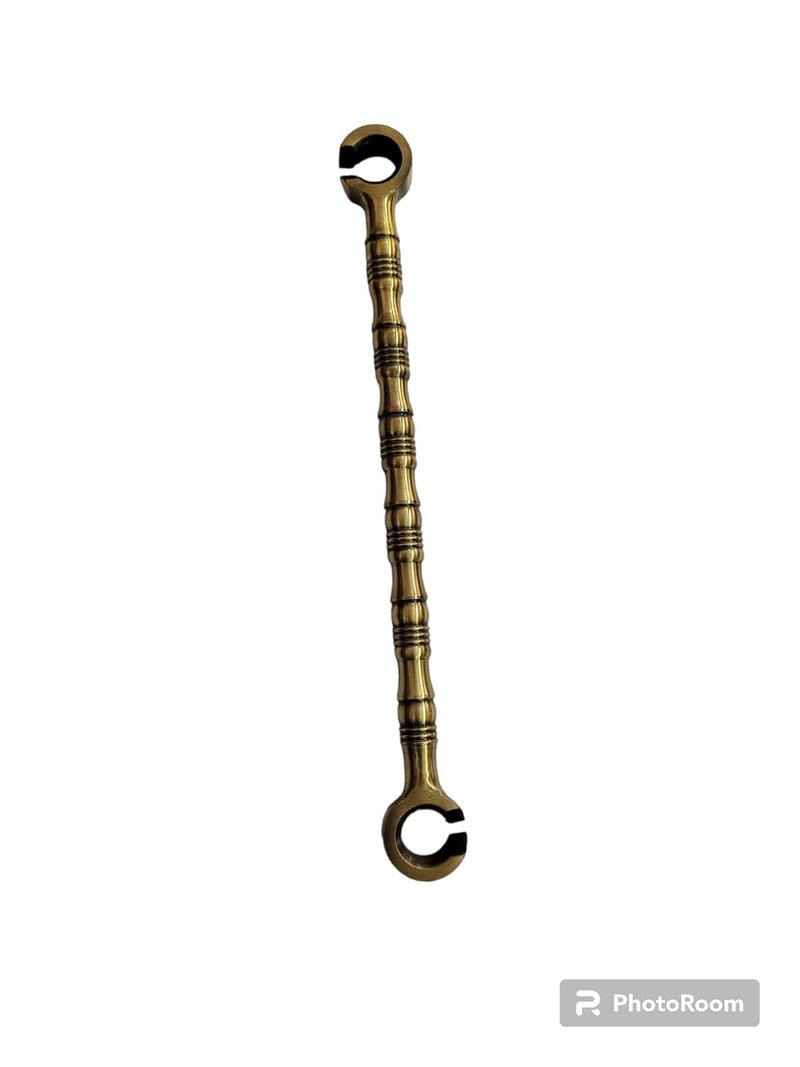 nooks Stainless Steel saliya 16mm Hook and Ceiling Rod heavt Duty Hanging Accessories Set in PVD Coating Antique Brass Finishing for Swings and jhula for Indoor Outdoor pcs of 2 Set - Image 3