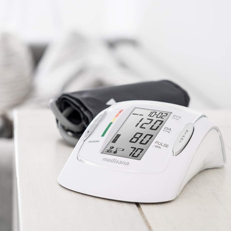 medisana MTP Pro Upper arm Blood Pressure Monitor Precise Blood Pressure and Pulse Measurement with Memory Function Traffic Light Scale Irregular Heartbeat Indication Function - Image 5