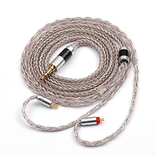 Linsoul Tripowin Jelly Upgraded 16 Core 21 Wires Per Core Silver-Plated OCC+Alloy Copper Graphene+OCC Mixed Braided Cable for Audiophile Musician(3.5mm, 2pin 0.78mm) - Image 1