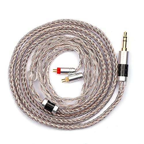 Linsoul Tripowin Jelly Upgraded 16 Core 21 Wires Per Core Silver-Plated OCC+Alloy Copper Graphene+OCC Mixed Braided Cable for Audiophile Musician(3.5mm, 2pin 0.78mm) - Image 2