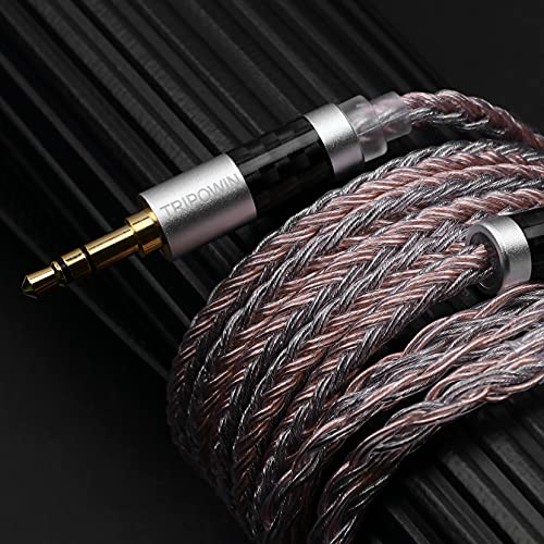 Linsoul Tripowin Jelly Upgraded 16 Core 21 Wires Per Core Silver-Plated OCC+Alloy Copper Graphene+OCC Mixed Braided Cable for Audiophile Musician(3.5mm, 2pin 0.78mm) - Image 4