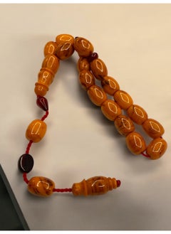 just naturals German Faturan Prayer Beads For Men 17 Beads Size 10.5mm x 14mm  - Image 4