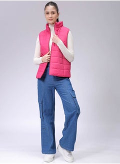 Freehand Women Regular Fit Solid Quilted Jacket  - Image 1