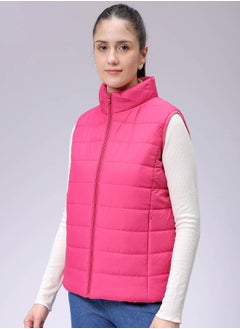 Freehand Women Regular Fit Solid Quilted Jacket  - Image 2