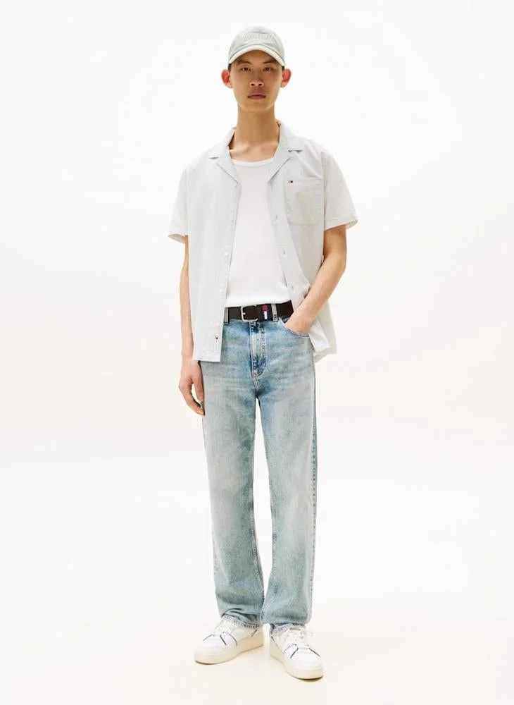 TOMMY JEANS  Linen Blend Shirt for Men | Best Price UAE