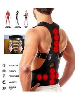 AGD Brace Shoulder Spine Back Support Magnetic Therapy Posture Corrector Belt  - Image 2