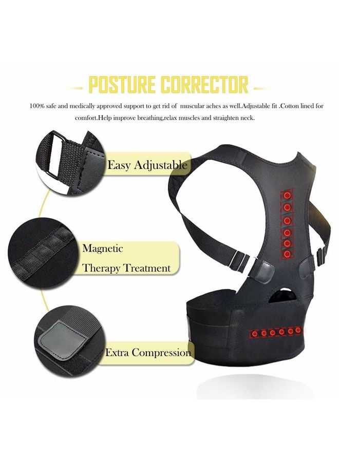 AGD Brace Shoulder Spine Back Support Magnetic Therapy Posture Corrector Belt - Image 5