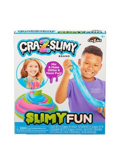 CRA-Z-SLIMY Slimy Fun Mix And Make Glitter And Neon Fun  - Image 2