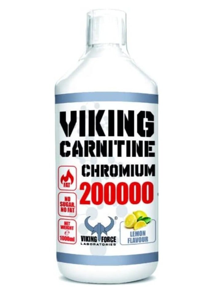 VIKING FORCE LABORATORIES Carnitine Chromium 200000 Wildberries Flavour Fat Burner 1000 Ml, 133 Servings  - Image 1
