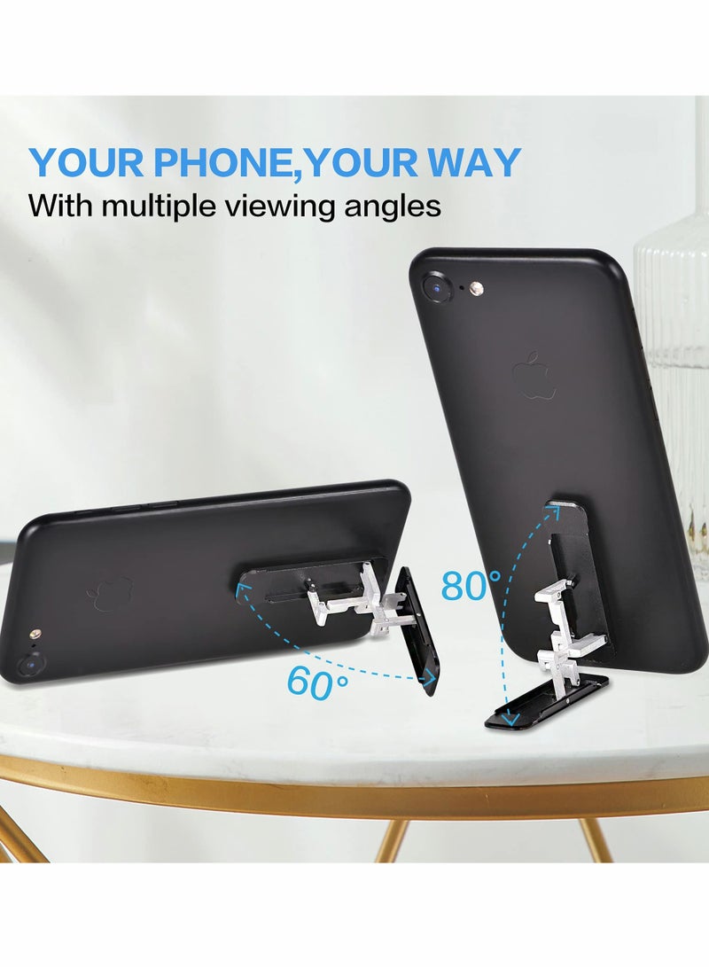 Multi-Angle Adjustable Aluminum Phone Kickstand - Set of 2 for Enhanced Viewing and Stability - Image 2