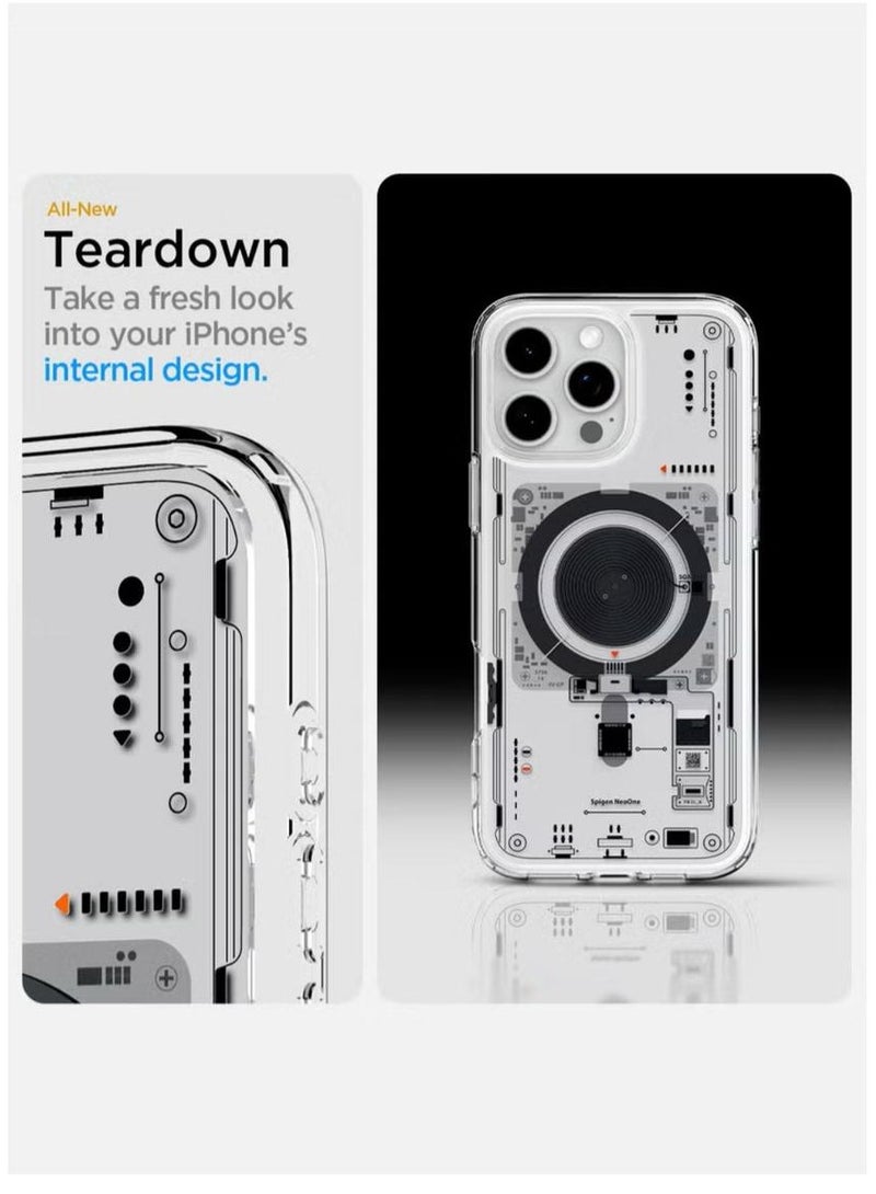 Spigen Ultra Hybrid MagFit for iPhone 16 Pro Case Cover with MagSafe (2024) Neo One - Image 3