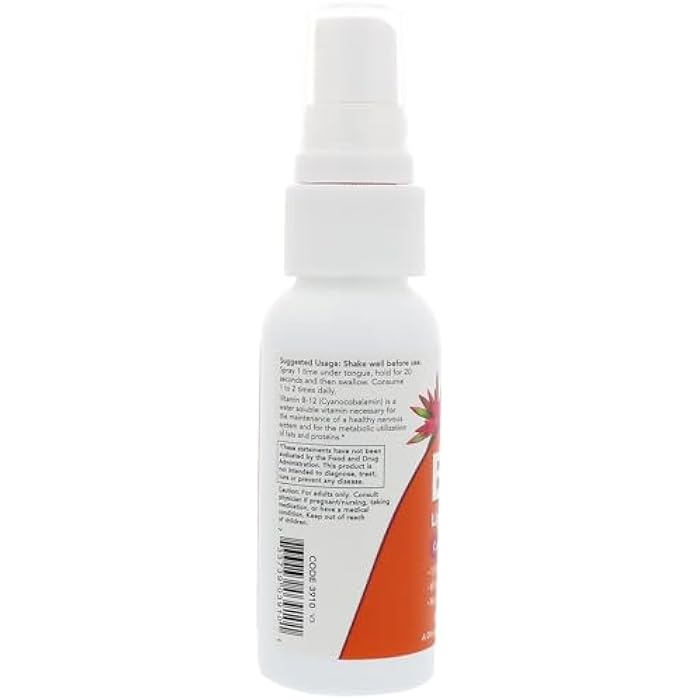 now B-12 Lipospray, 2 oz Spray - Image 3