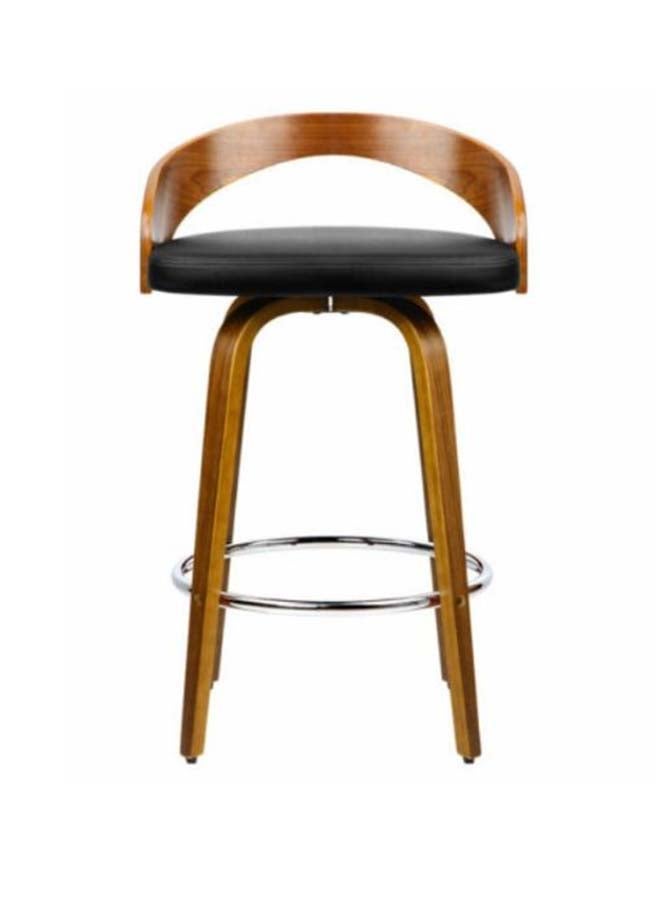 Woplek Brown&Black Luxury Wooden Modern Comfort Bar Chair - Image 1