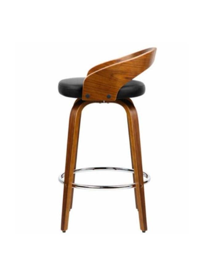 Woplek Brown&Black Luxury Wooden Modern Comfort Bar Chair - Image 3
