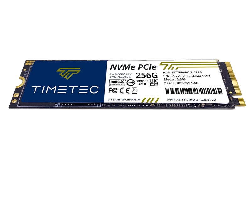 Timetec 256GB SSD NVMe PCIe Gen3x4 8Gb/s M.2 2280 3D NAND High Performance SLC Cache Read/Write Speed Up to 2,000/1,600 MB/s Internal Solid State Drive for PC Laptop and Desktop - Image 5