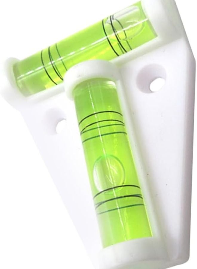 أداة فقاعة مغناطيسية بيضاء للمستويات للمقطورات والأثاث والحوامل ثلاثية القوائم المحمولة على شكل حرف T - Image 2