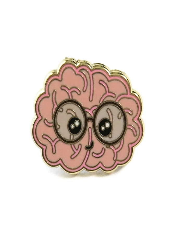 SCRAPHEART Cute Brain Enamel Pin- Kawaii Neurology Lapel Pin for Nurses, Medical Students & Neuroscience Fans, Lanyard Pins - Image 2