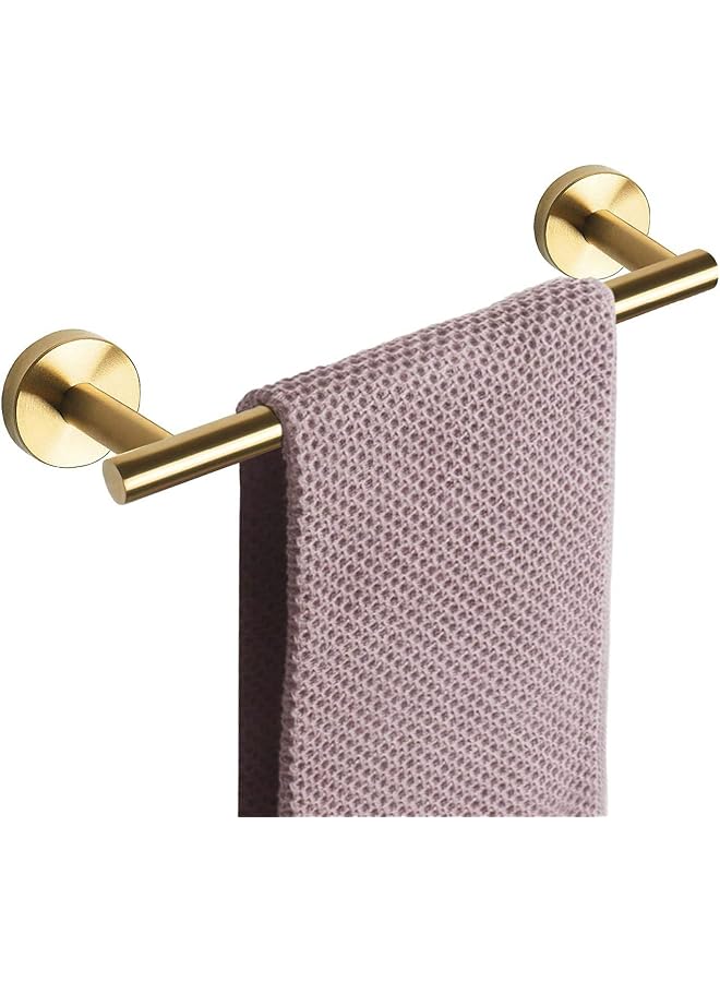 promass Brushed Gold Towel Bar, Gold Bathroom Accessories 12-Inch Hand Towel Holder for Bathroom, SUS304 Stainless Steel, Modern Style, for Bathroom Kitchen, Towel Rail Wall Mounted Towel - Image 1