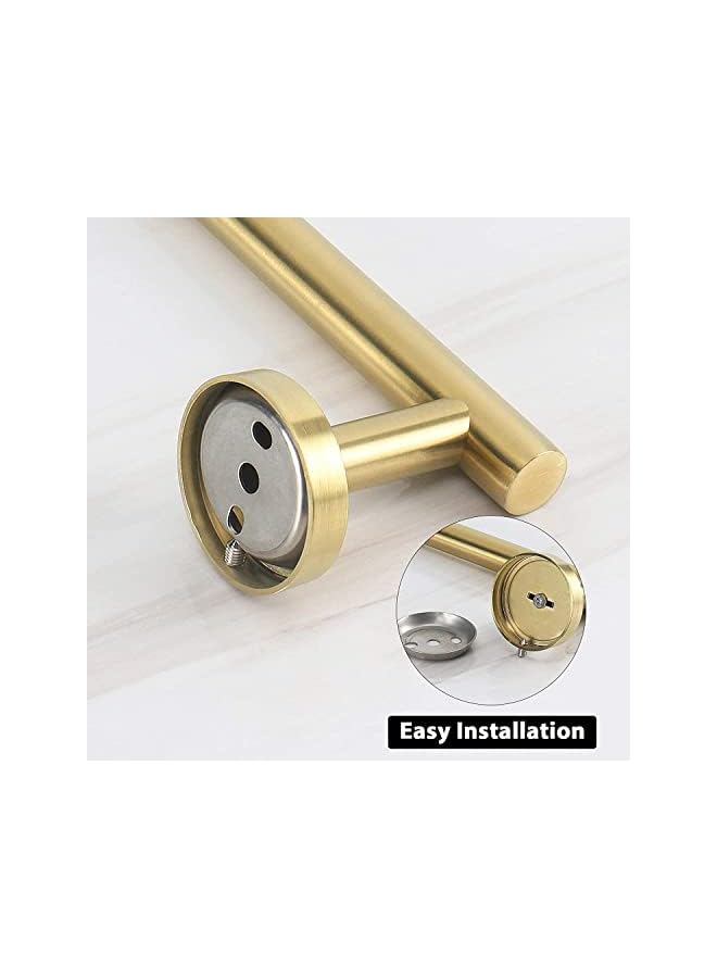 promass Brushed Gold Towel Bar, Gold Bathroom Accessories 12-Inch Hand Towel Holder for Bathroom, SUS304 Stainless Steel, Modern Style, for Bathroom Kitchen, Towel Rail Wall Mounted Towel - Image 5