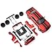 LOVEPOSELY 136 Take Apart Assembled Car Model for 2022 Dodge Challenger SRT Hellcat Diecast Toy DIY Zinc Alloy Vehicle Toy Kit Educational Building Toys Birthday Gift for Children Red - Image 2