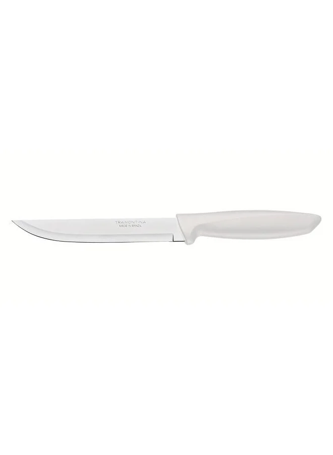 TRAMONTINA Tramontina Plenus 6 Inches Kitchen Knife with Stainless Steel Blade and White Polypropylene Handle