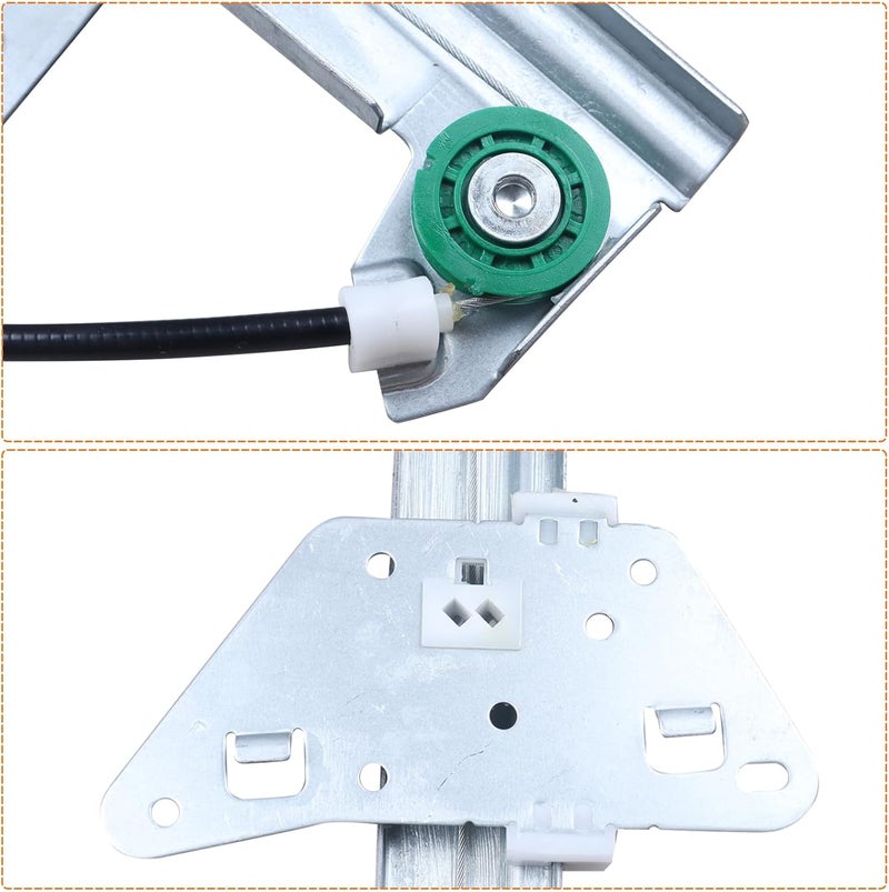 SHOWSEN 741-599 Rear Passenger Power Window Regulator with Motor for 2000-2004 Dakota & 1998-2003 Dodge Durango - Image 4