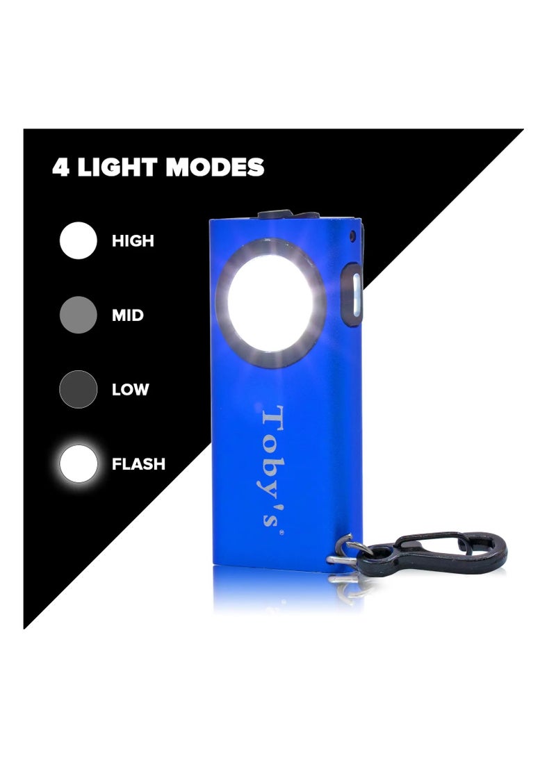 Toby's Waterproof Rechargeable Dual Function LED Flash Light 1200lm - Image 3
