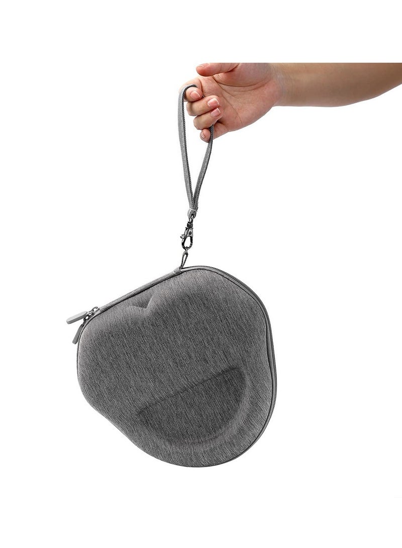 Case Compatible with AirPods Max Earphone Storage Bag for AirPods Max Protective Cover Travel Storage Bag Hand Strap EVA Zipper Carrying Hard Case Cover - Image 3