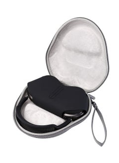 Case Compatible with AirPods Max Earphone Storage Bag for AirPods Max Protective Cover Travel Storage Bag Hand Strap EVA Zipper Carrying Hard Case Cover for AirPods Max